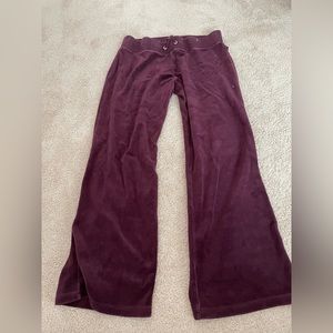 Ny & co velvet drawstring flare sweatpants or loungewear size S